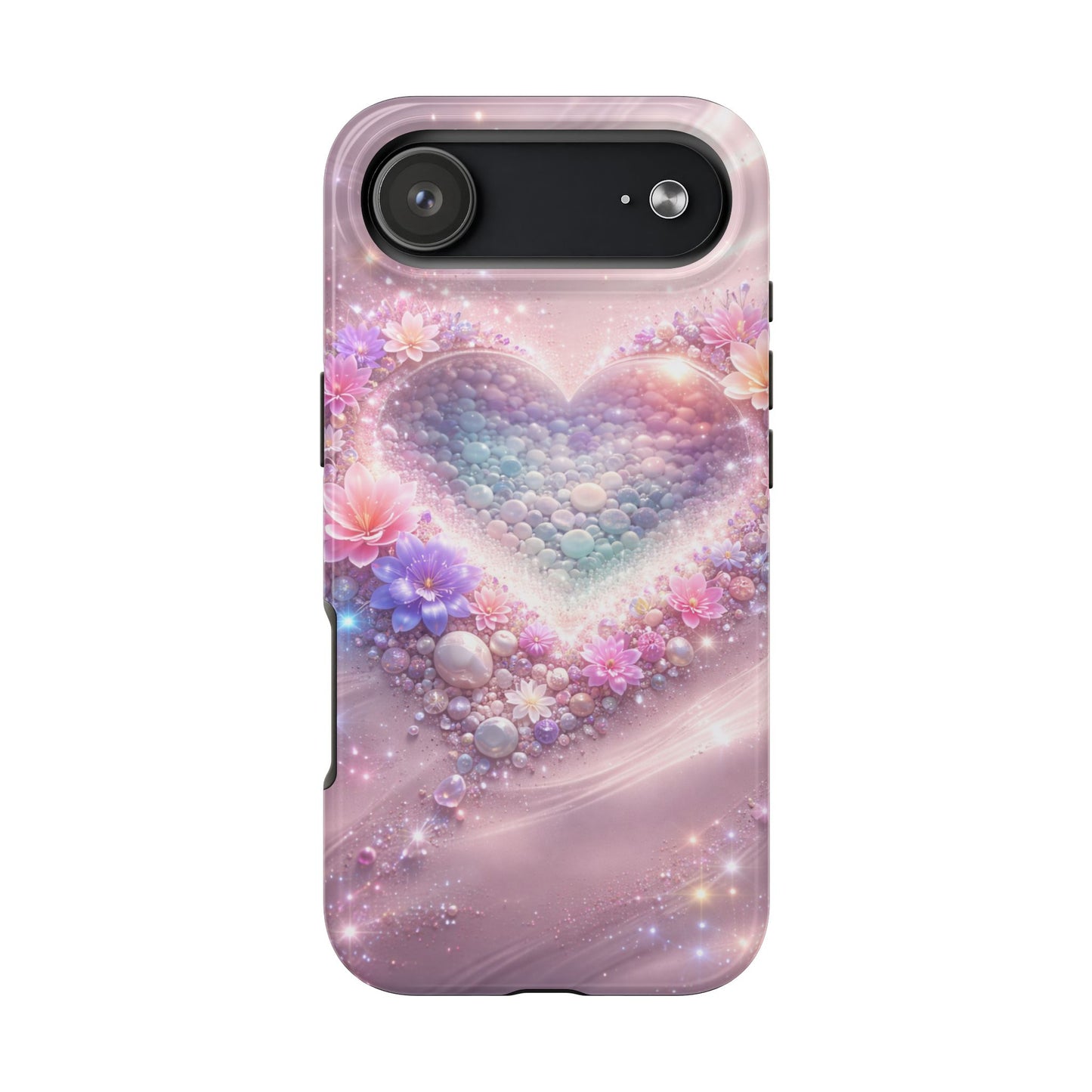 Tough Phone Case — Pastel Heart Galaxy Protective iPhone Cover