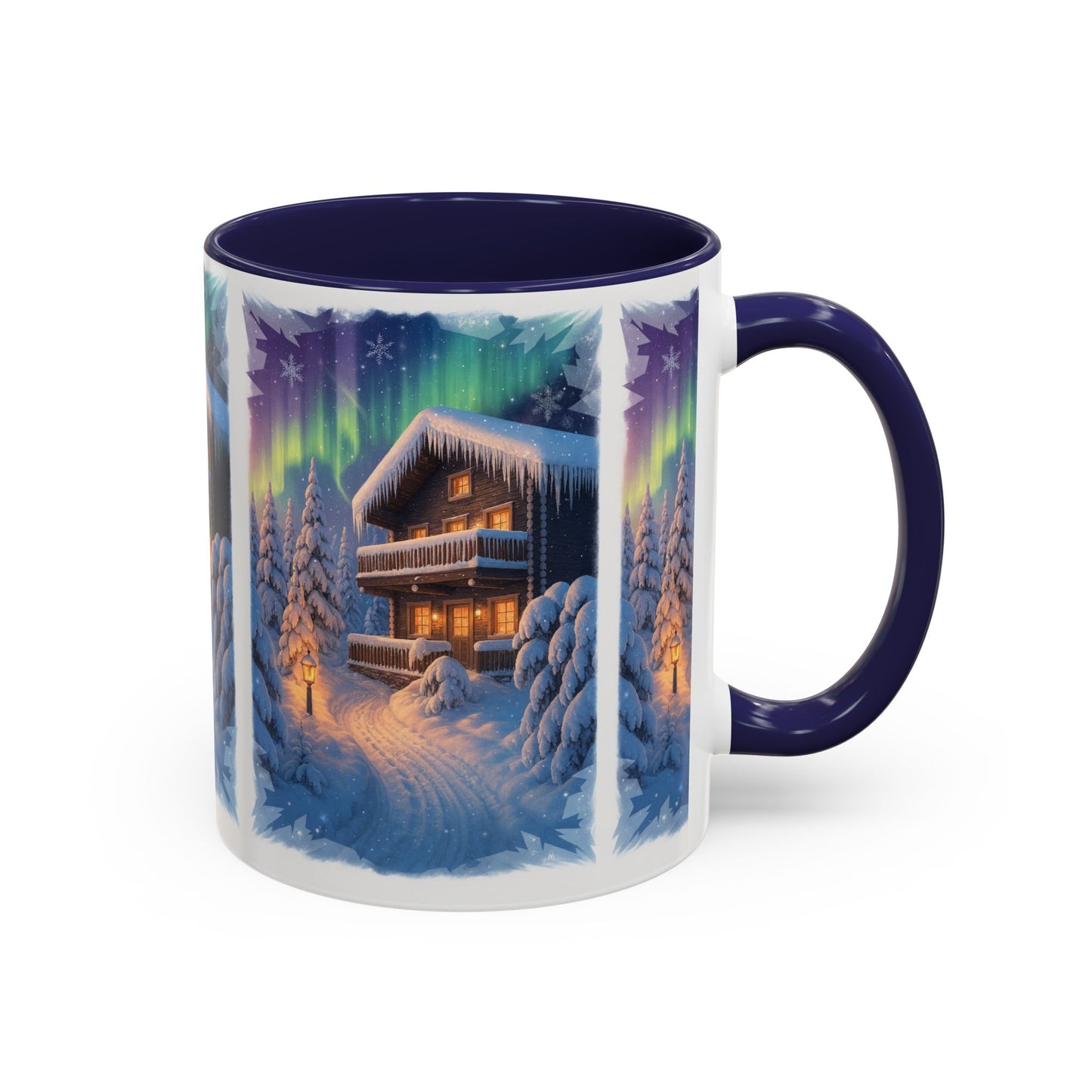 Northern Lights Cabin Mug | Accent Coffee Mug