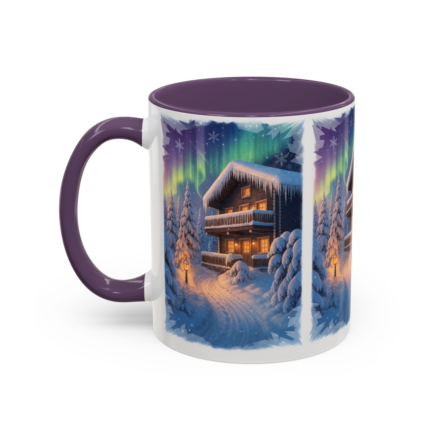 Northern Lights Cabin Mug | Accent Coffee Mug