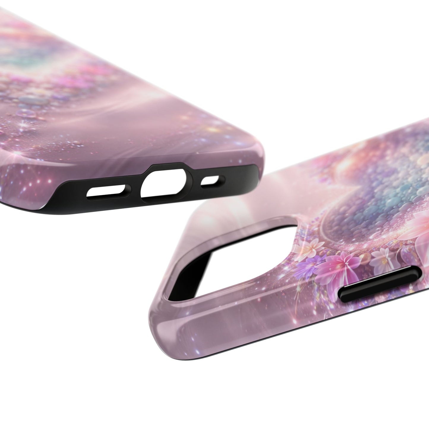 Tough Phone Case — Pastel Heart Galaxy Protective iPhone Cover