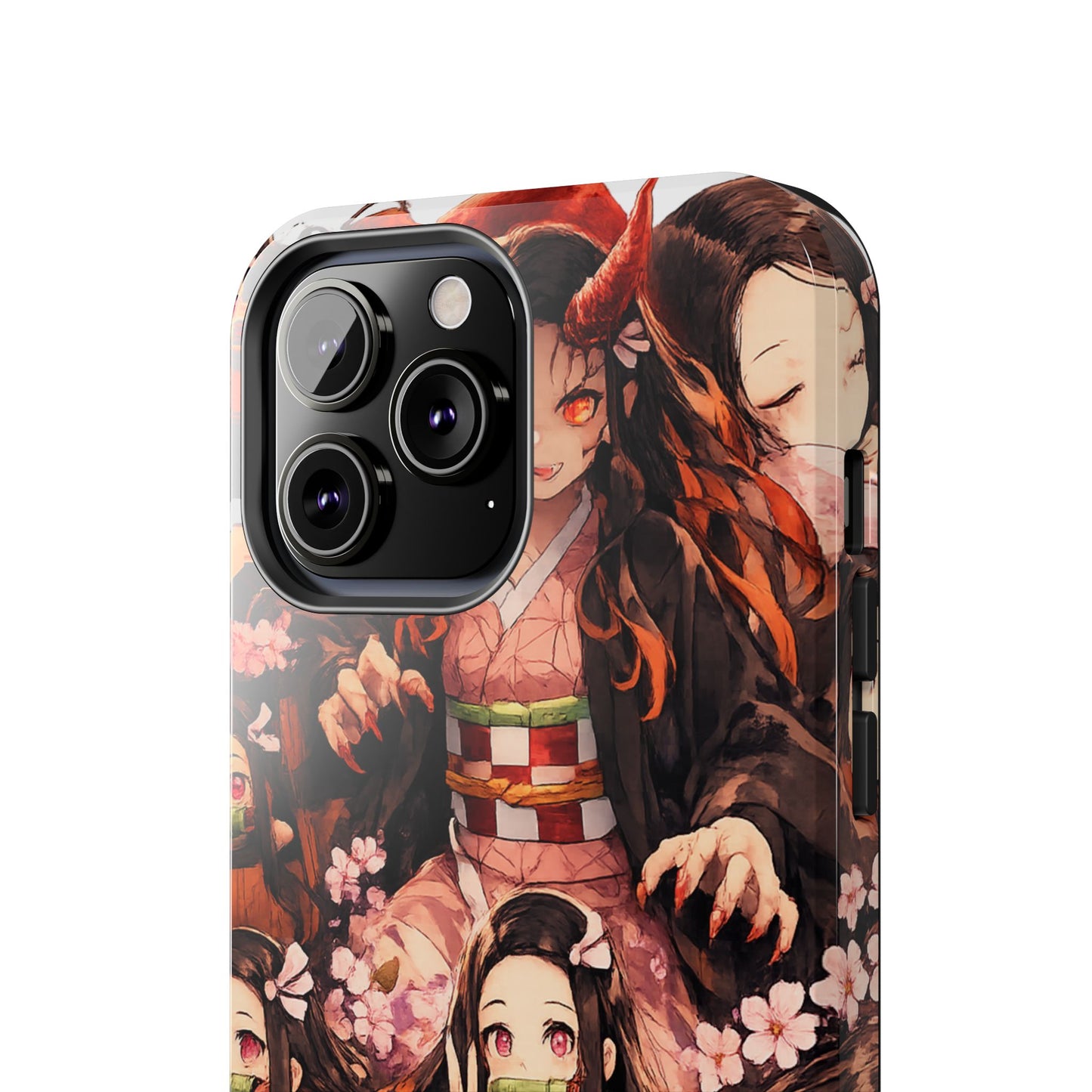 Phone Case — Nezuko Kamado Floral Tough Phone Case