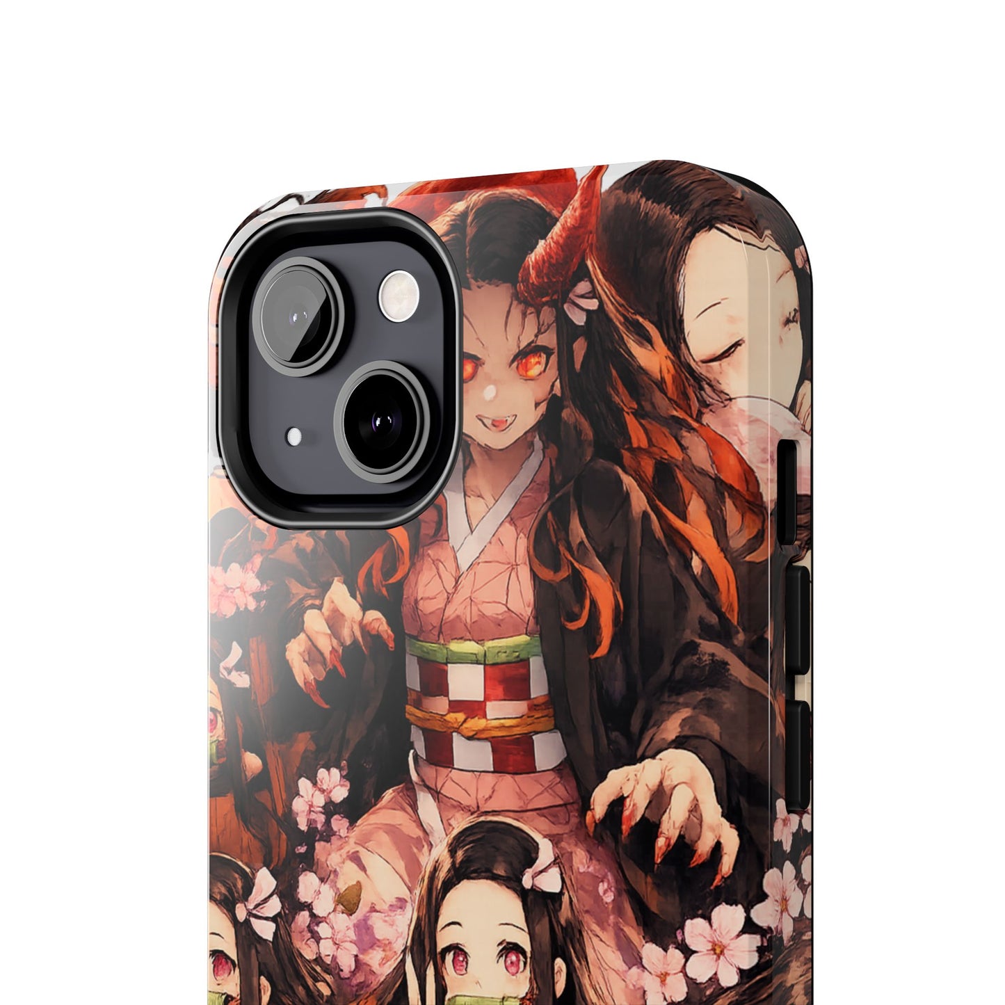 Phone Case — Nezuko Kamado Floral Tough Phone Case