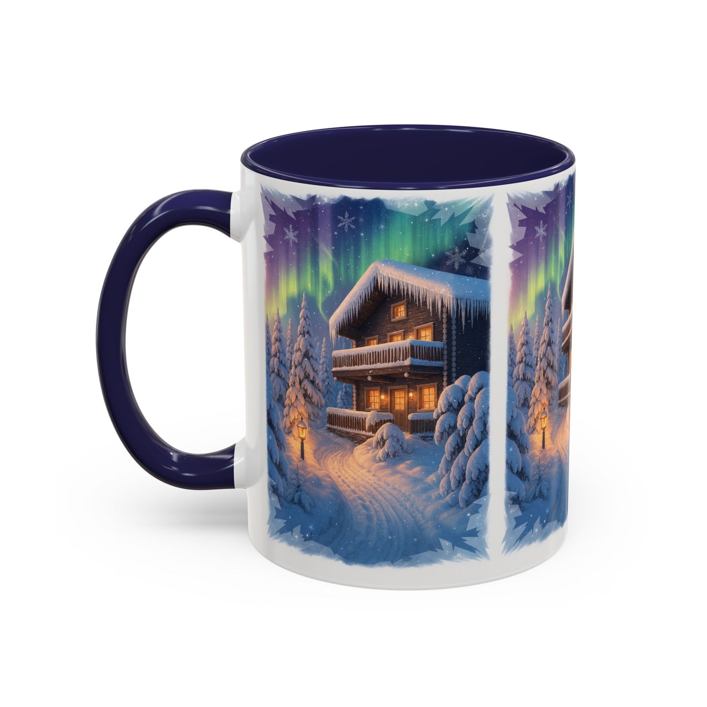 Northern Lights Cabin Mug | Accent Coffee Mug