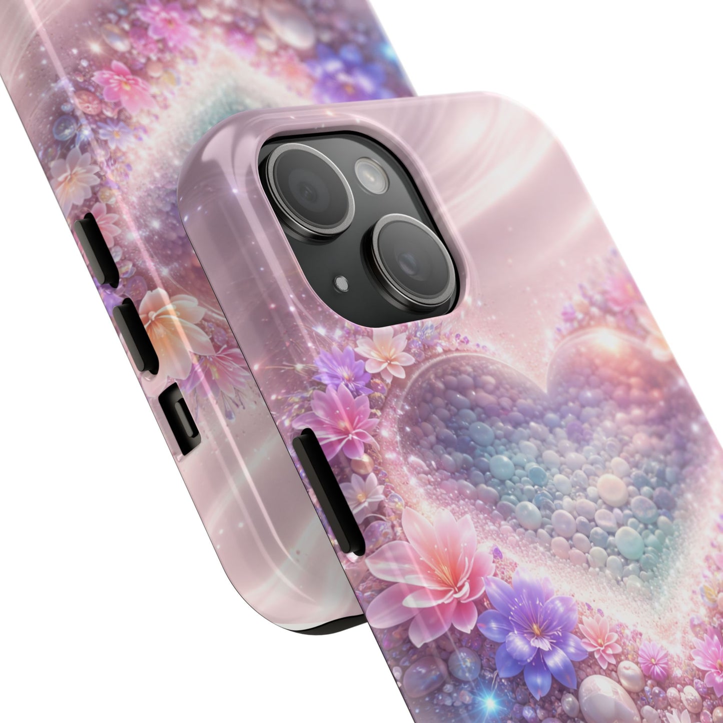 Tough Phone Case — Pastel Heart Galaxy Protective iPhone Cover
