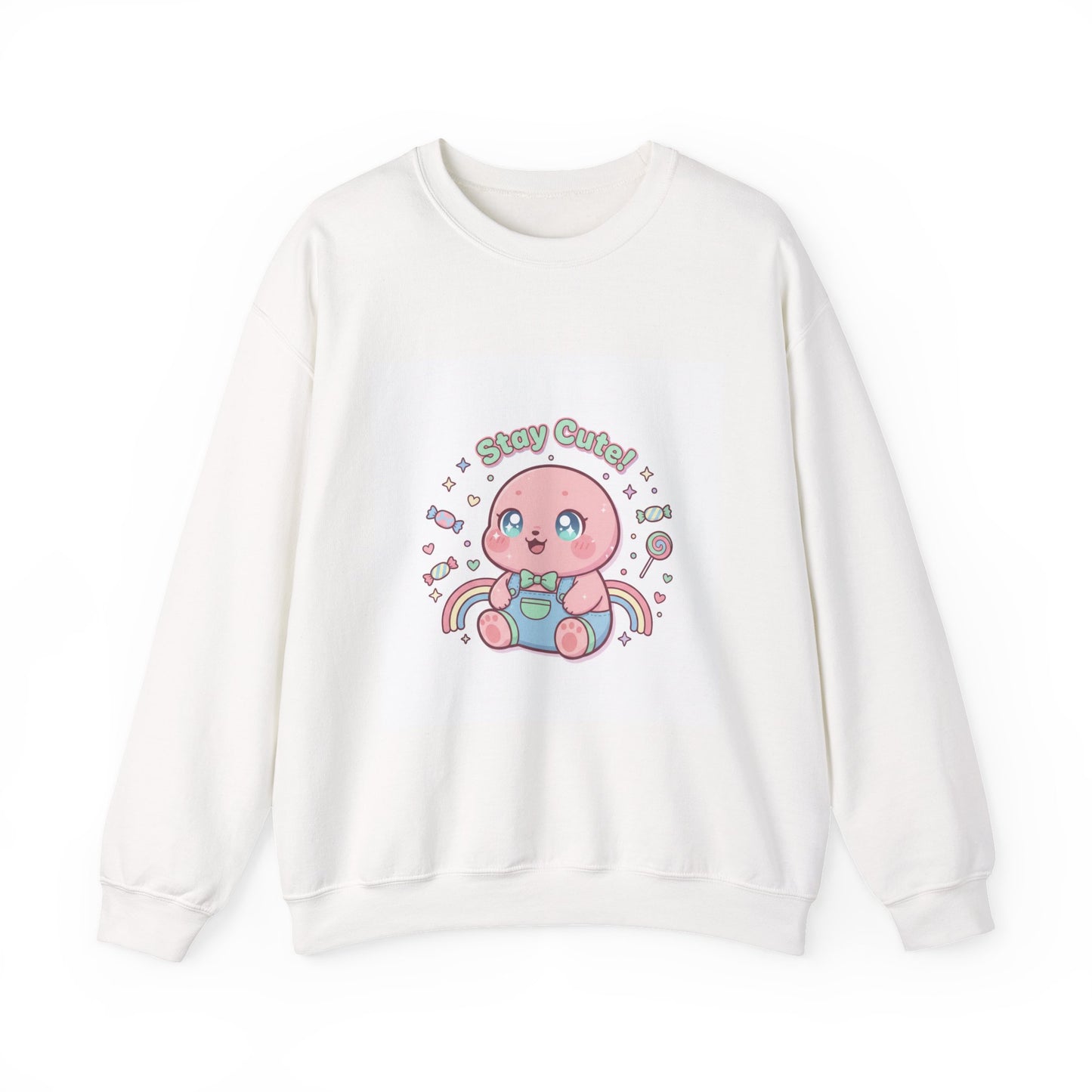 Kawaii Candy Octopus Crewneck | pastel kawaii, cute pastel clothes
