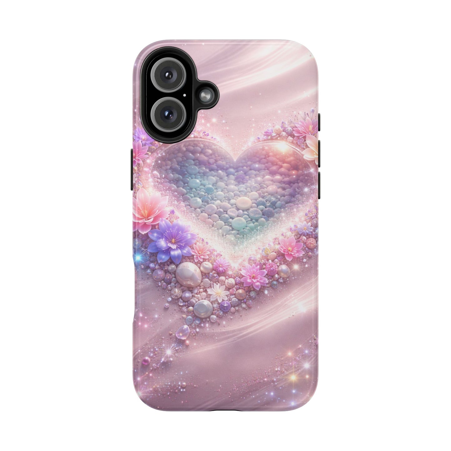 Tough Phone Case — Pastel Heart Galaxy Protective iPhone Cover