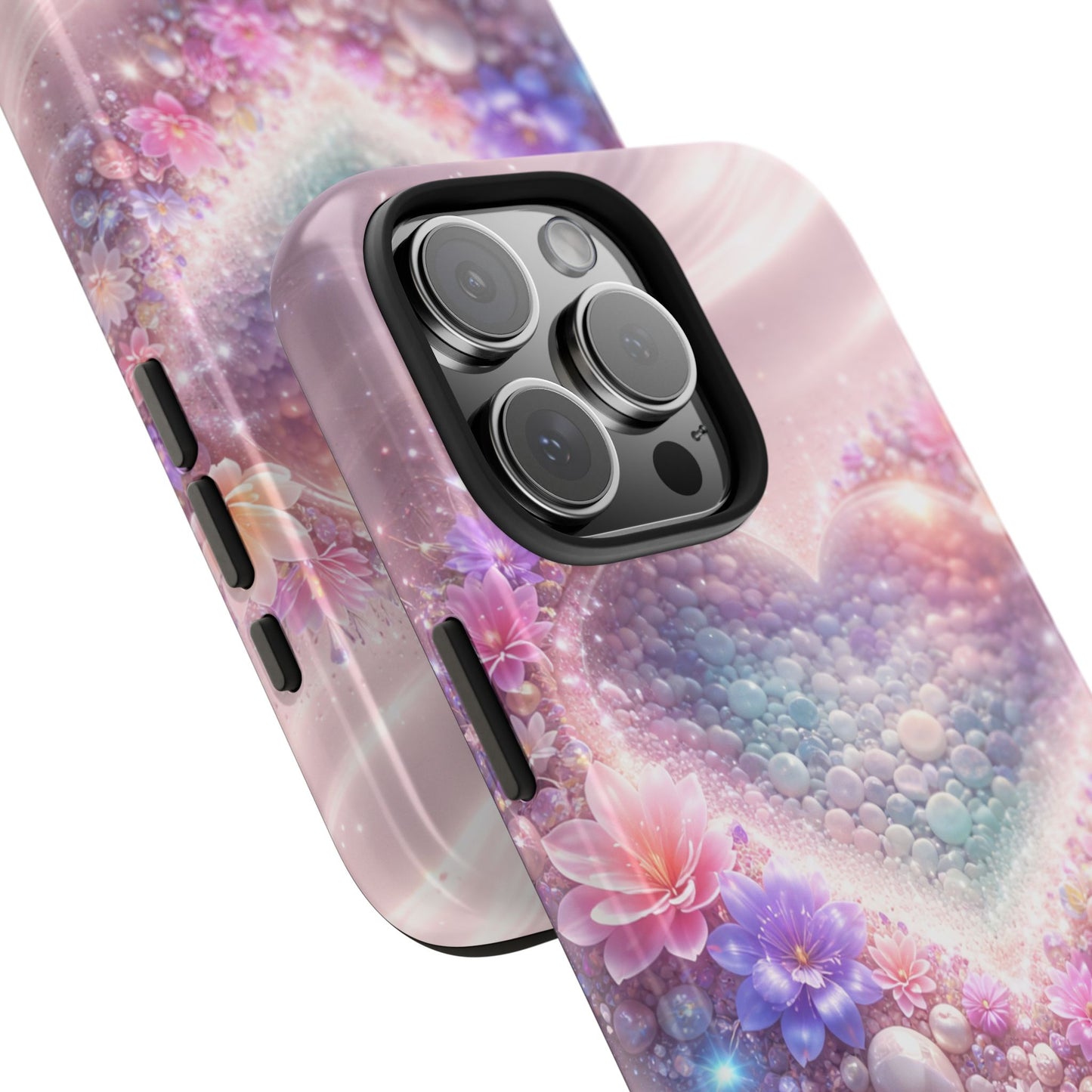 Tough Phone Case — Pastel Heart Galaxy Protective iPhone Cover