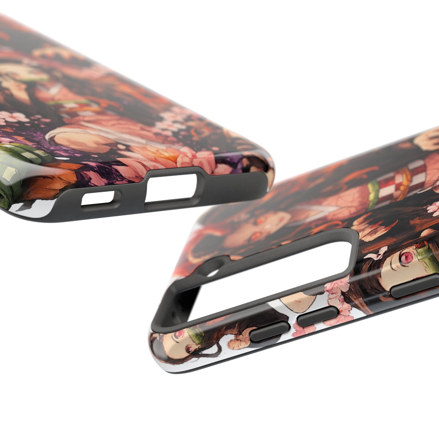 Phone Case — Nezuko Kamado Floral Tough Phone Case