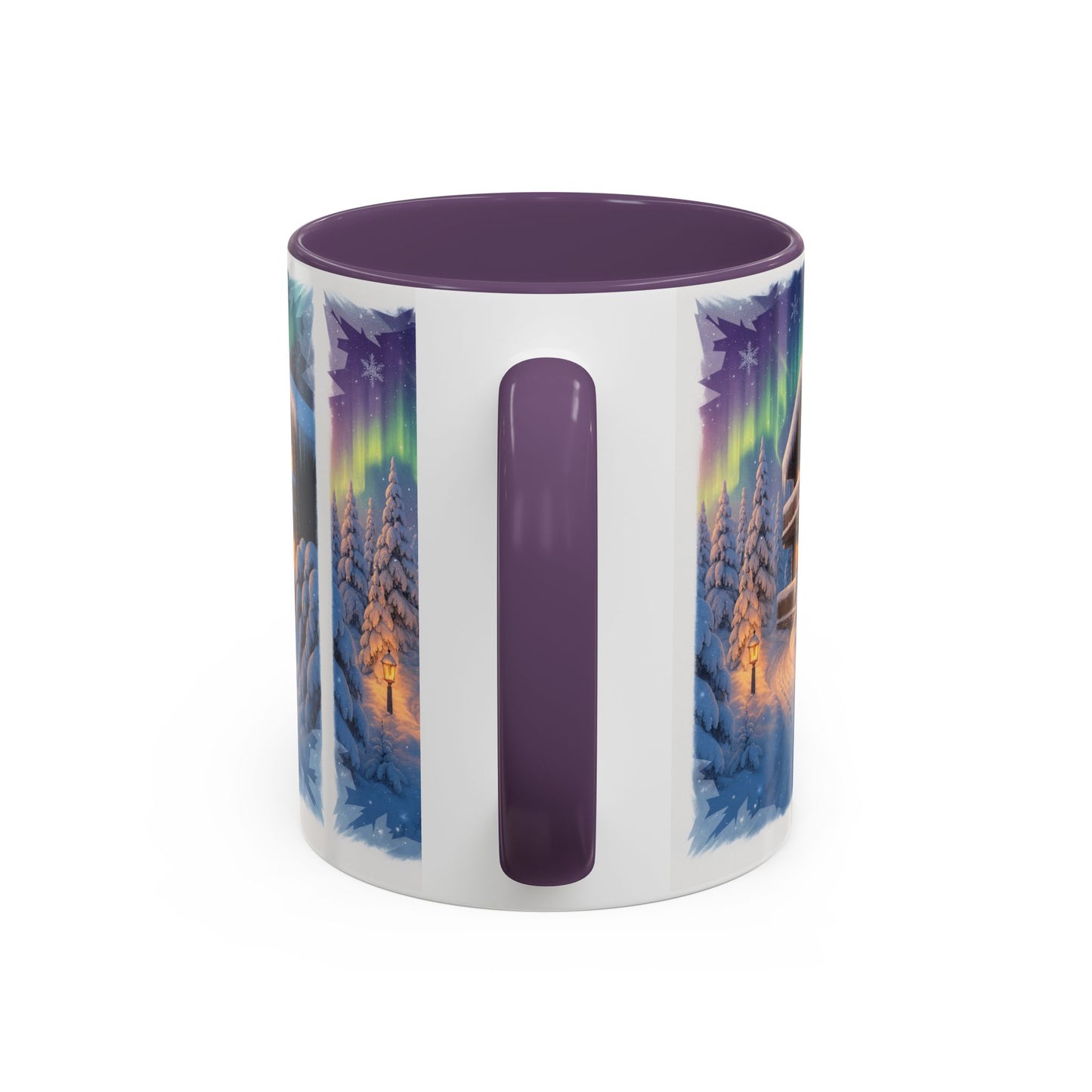 Northern Lights Cabin Mug | Accent Coffee Mug