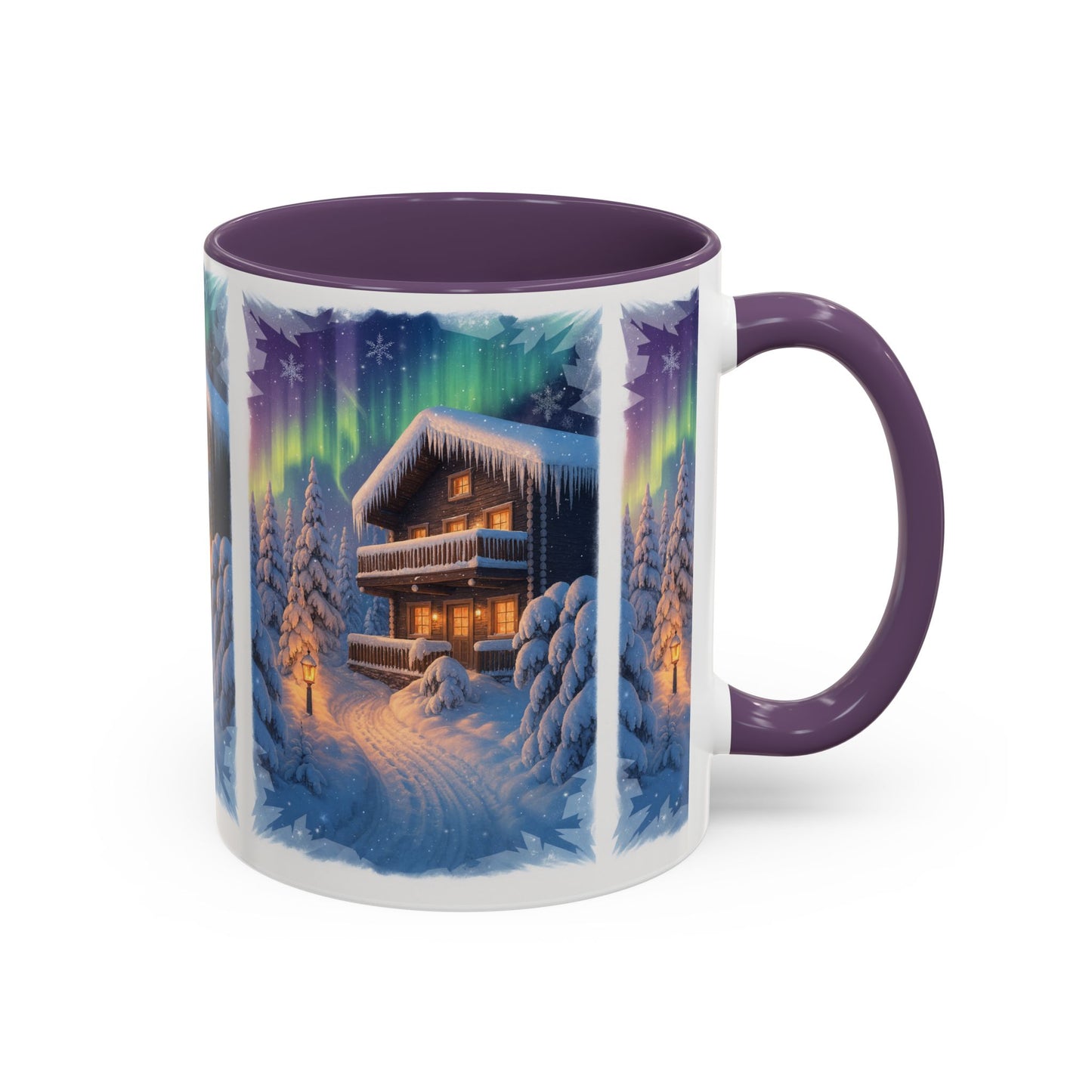 Northern Lights Cabin Mug | Accent Coffee Mug