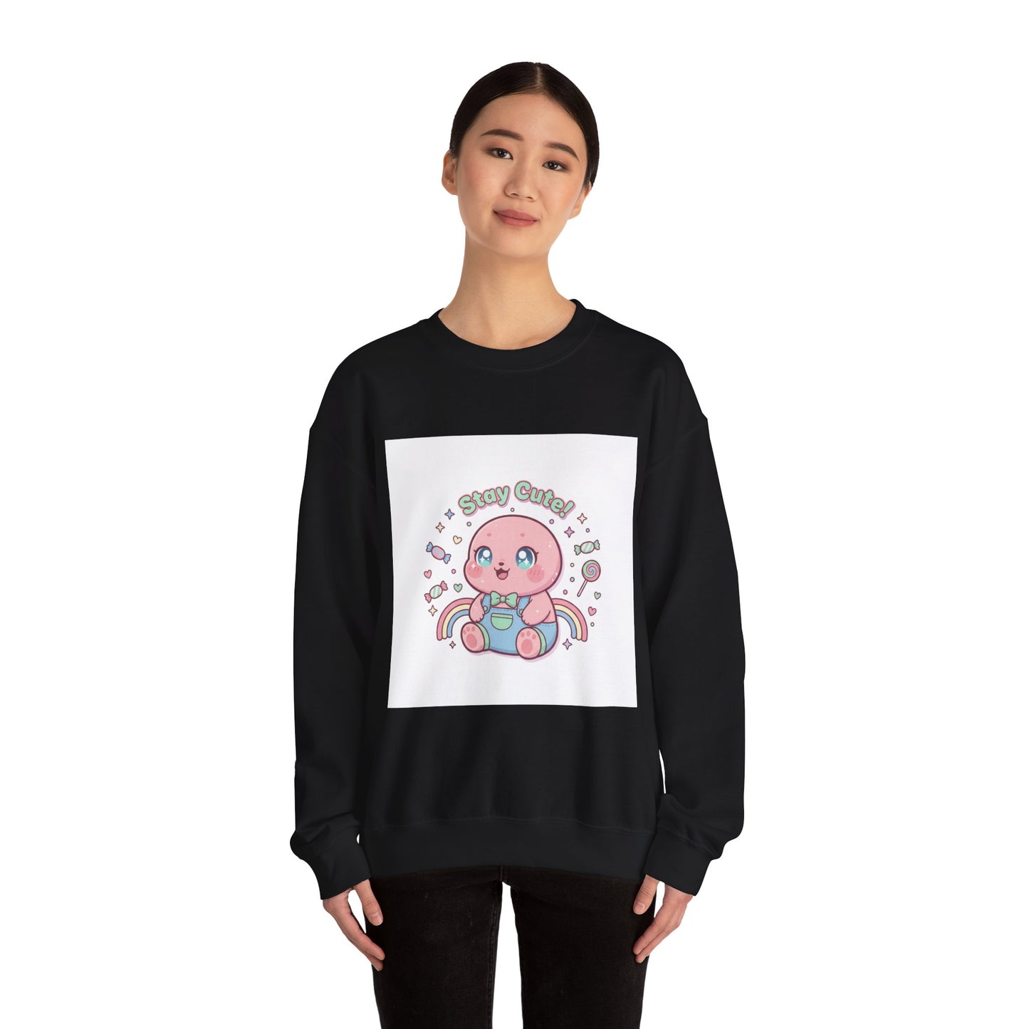 Kawaii Candy Octopus Crewneck | pastel kawaii, cute pastel clothes