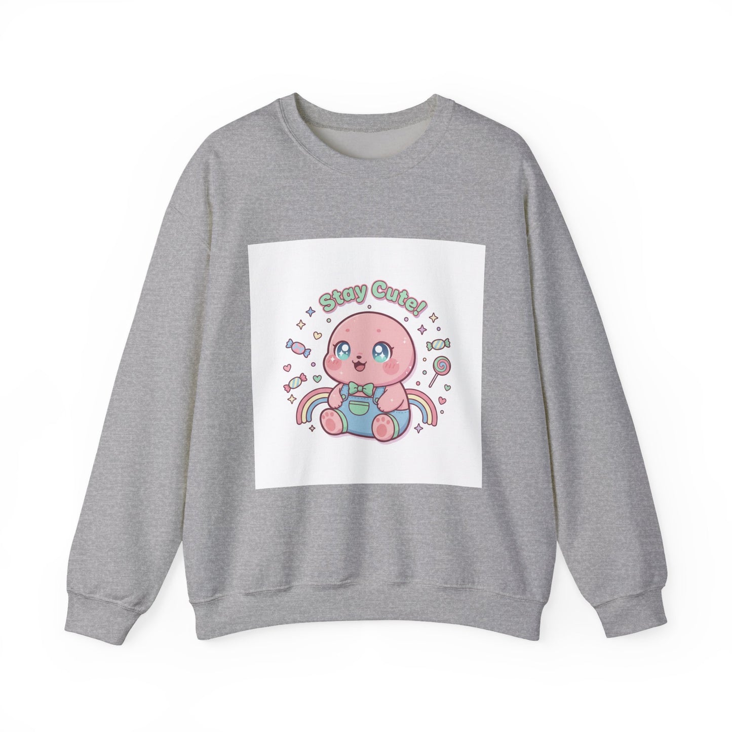 Kawaii Candy Octopus Crewneck | pastel kawaii, cute pastel clothes