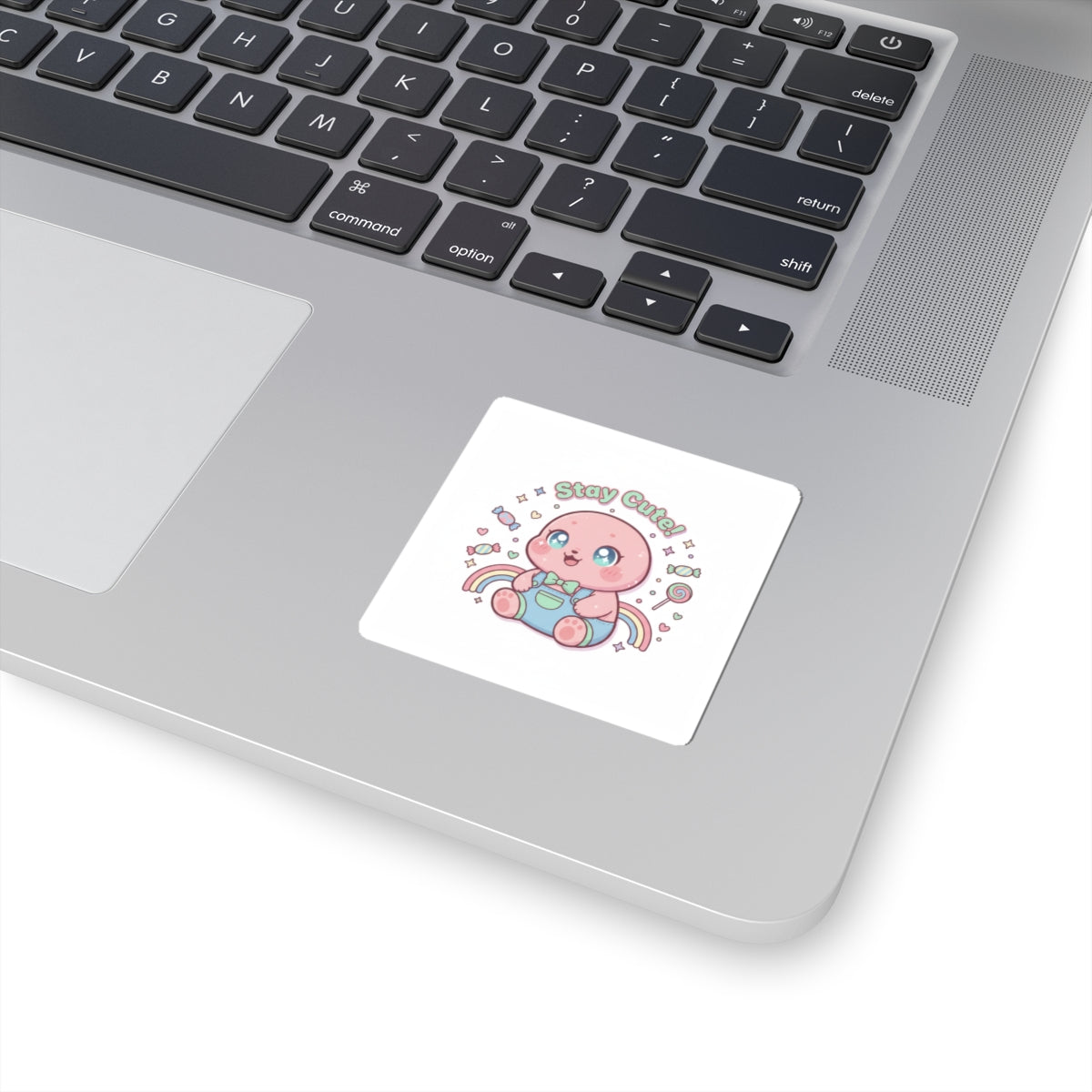 Kawaii Baby Octopus Kiss-Cut Stickers | Pastel Candy Cutecore, Y2K kawaii