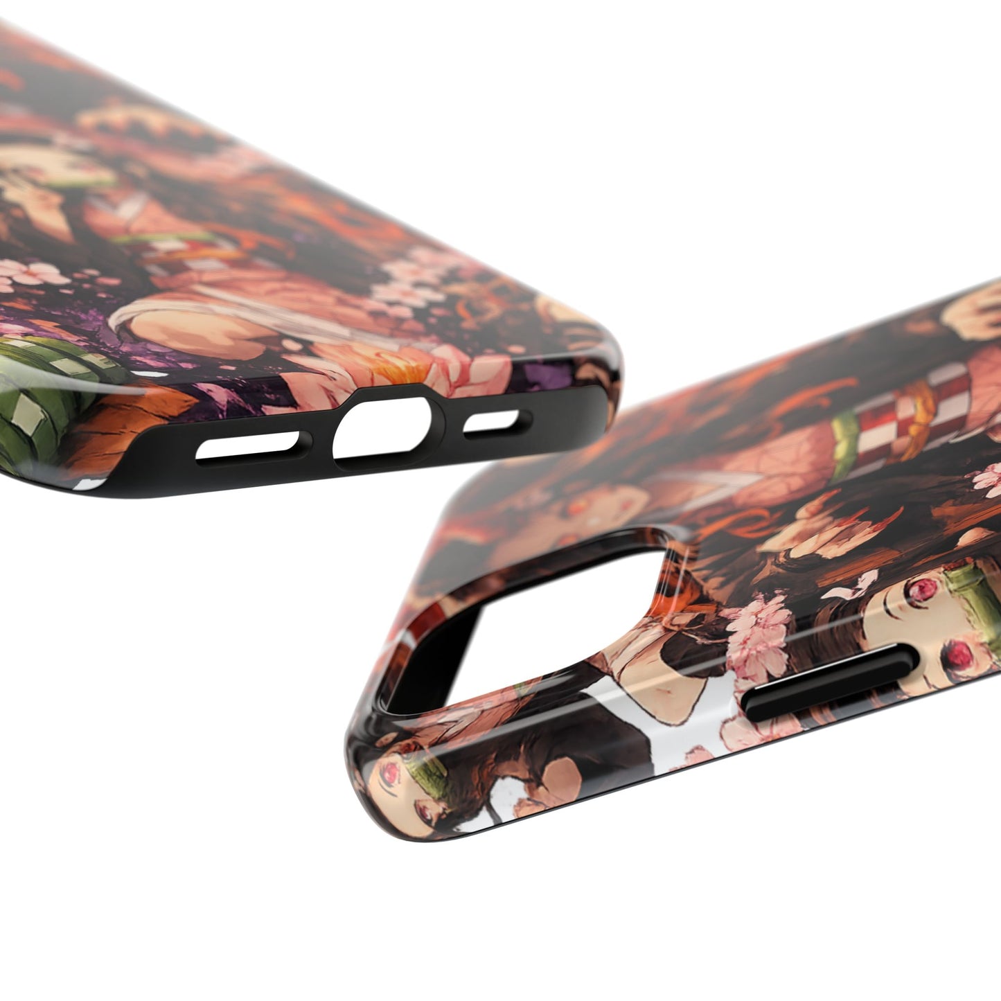 Phone Case — Nezuko Kamado Floral Tough Phone Case