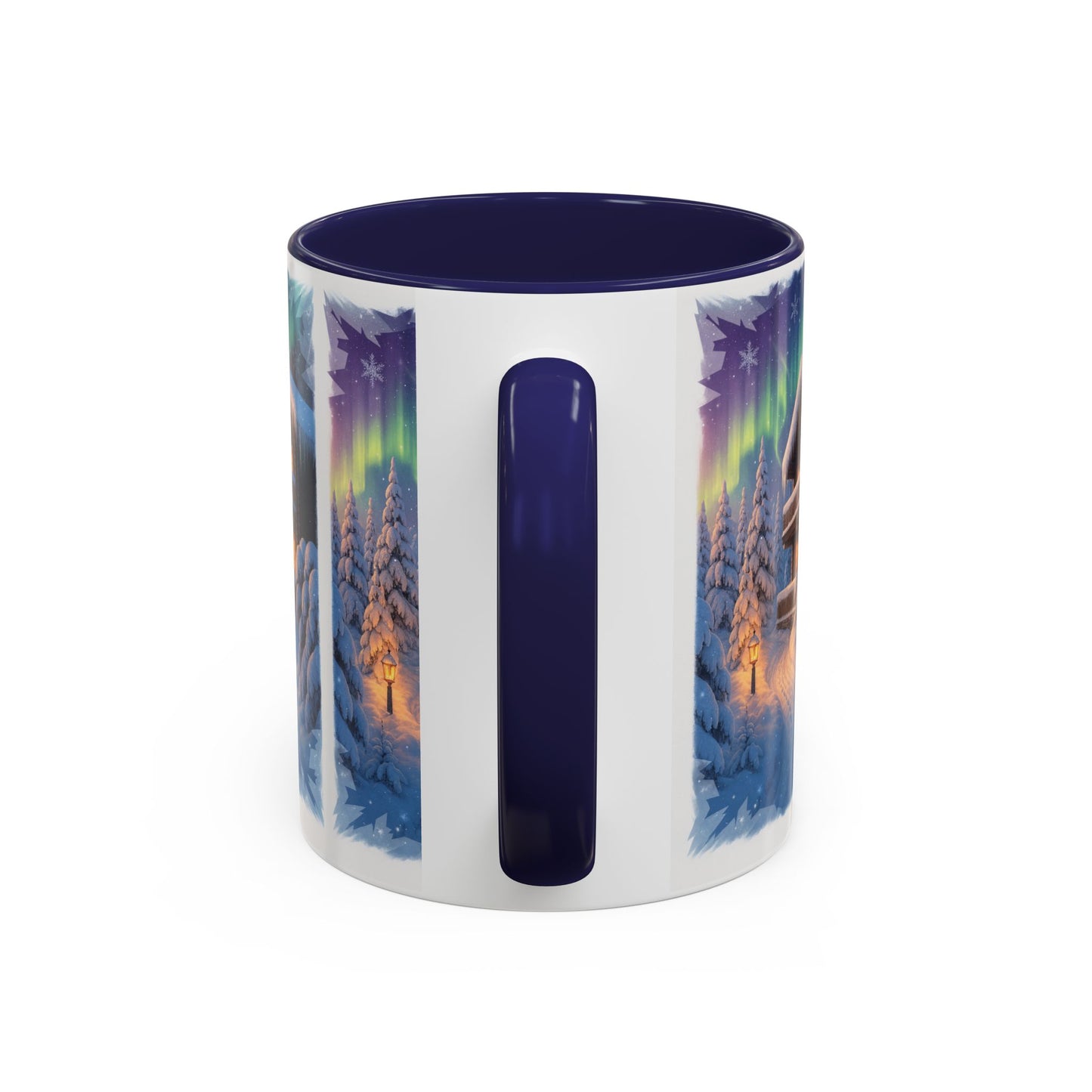 Northern Lights Cabin Mug | Accent Coffee Mug