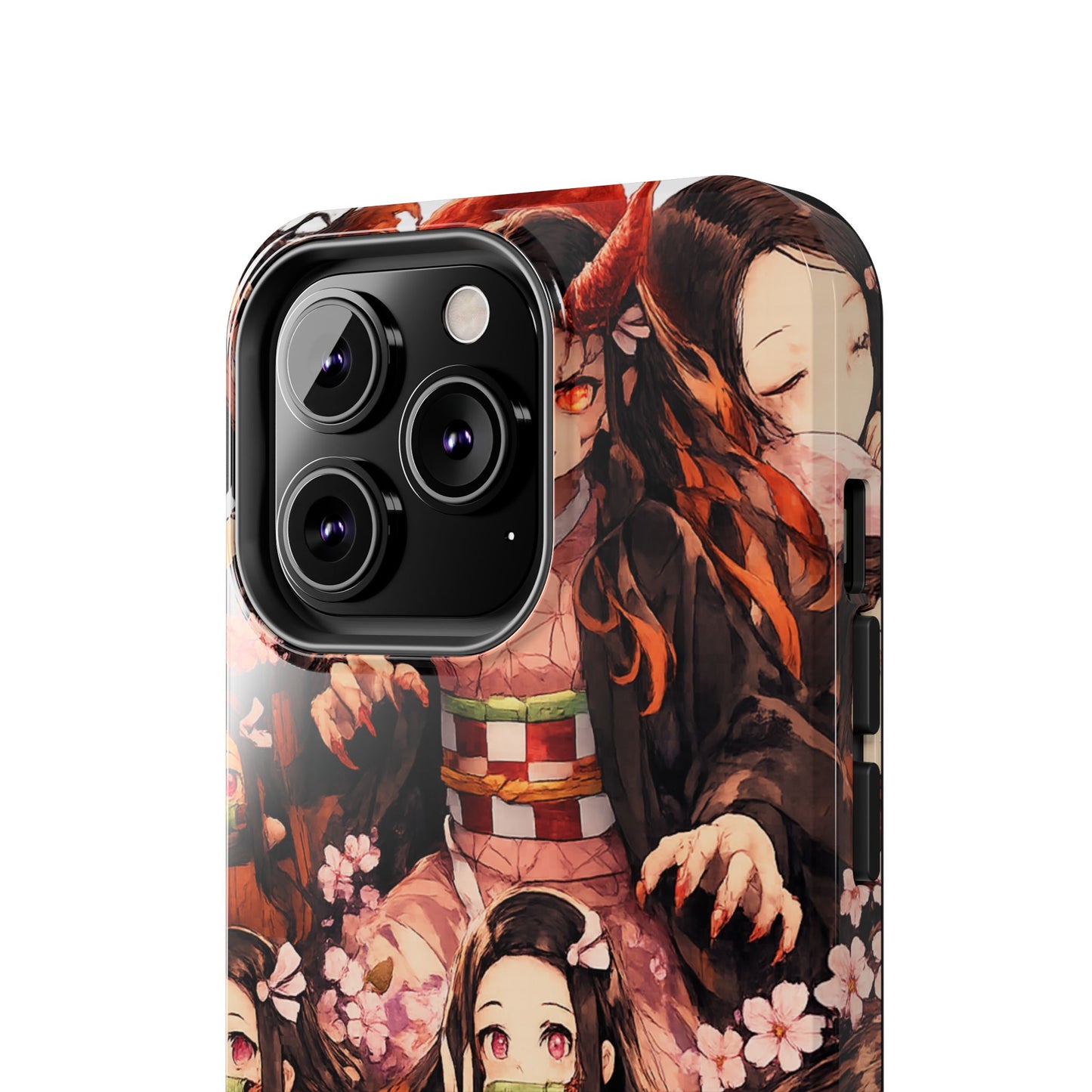 Phone Case — Nezuko Kamado Floral Tough Phone Case