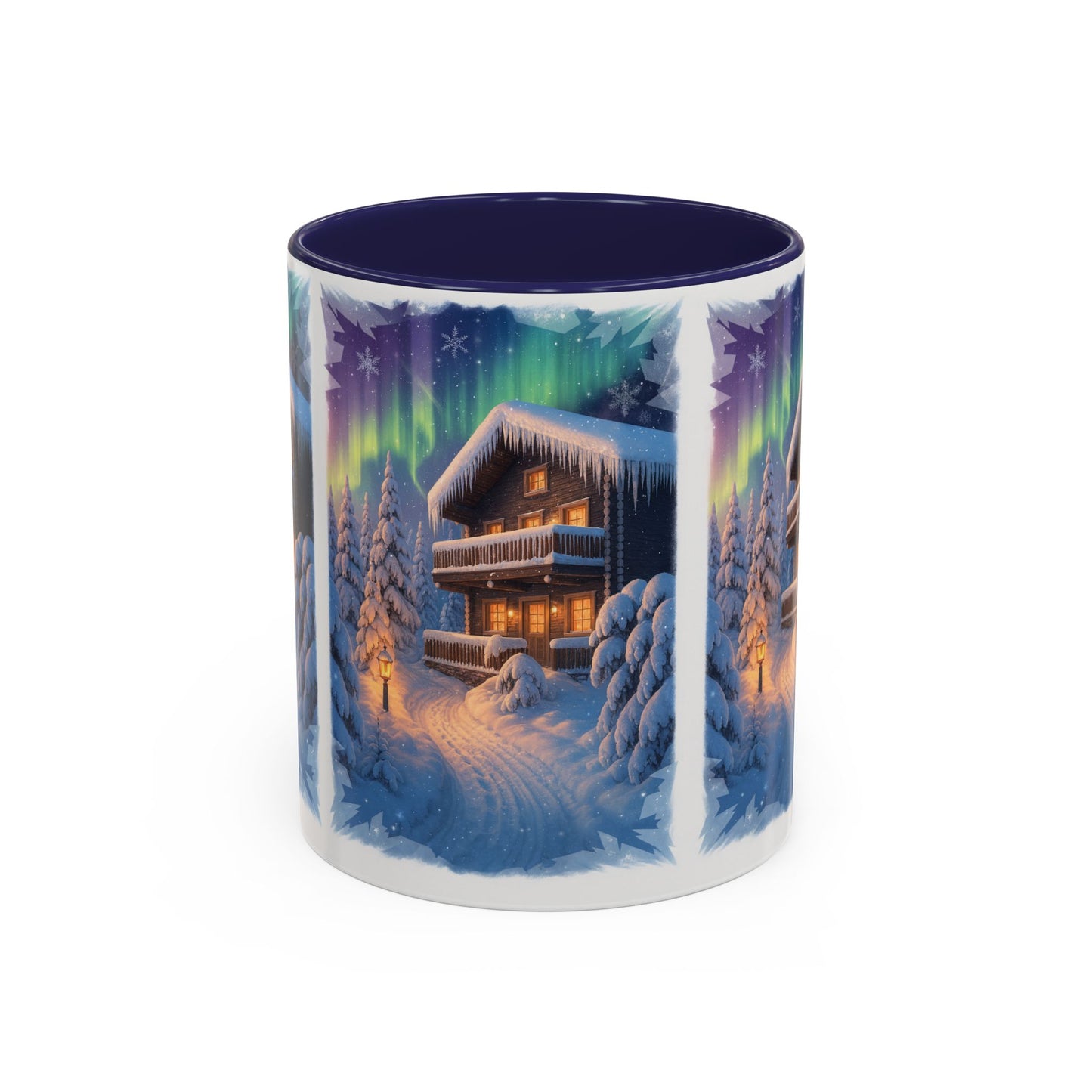 Northern Lights Cabin Mug | Accent Coffee Mug
